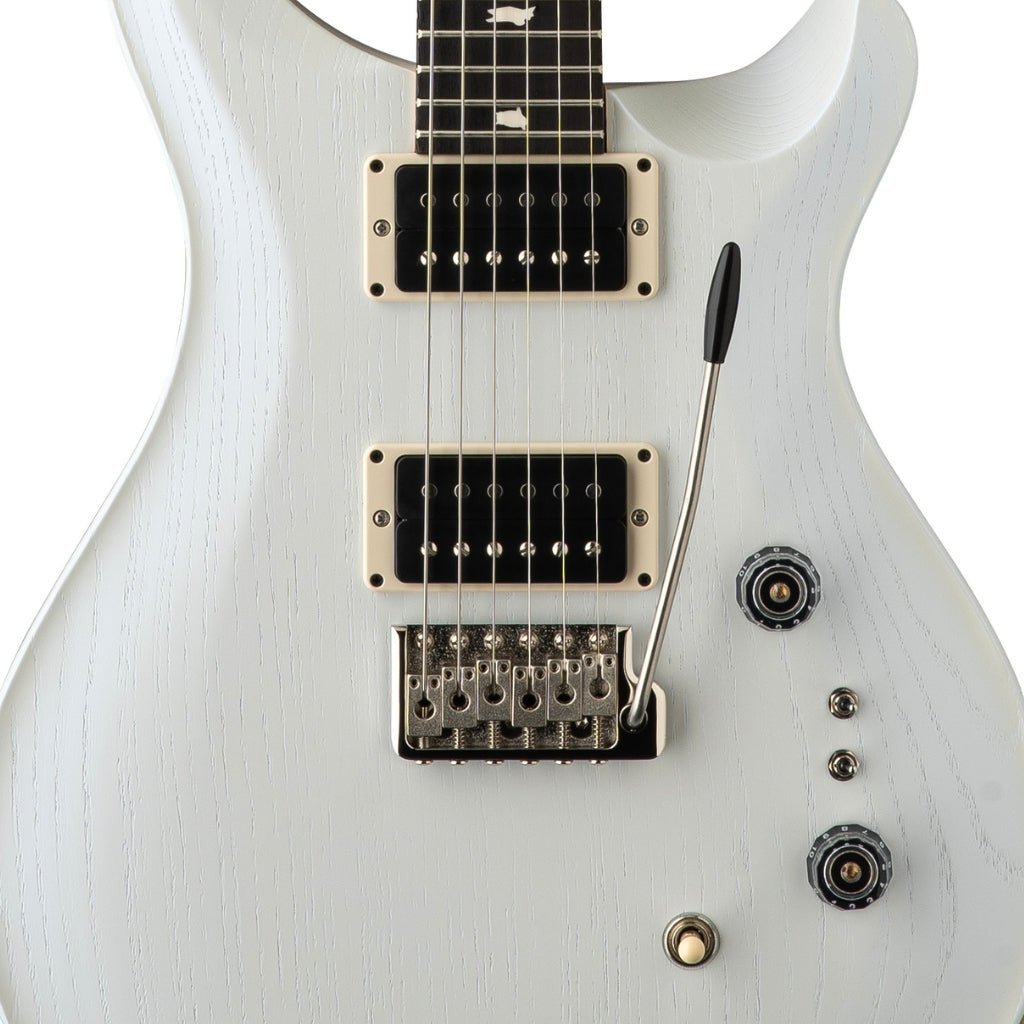 PRS CE2408 Swamp Ash Satin Electric Guitar - Pearl White Electric Guitars Sky Music