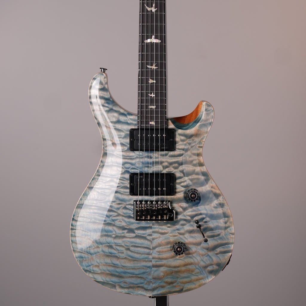 PRS Custom 24 Artist Quilt Maple Top Electric Guitar - Faded Indigo Electric Guitars Sky Music