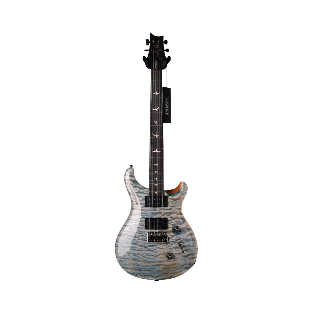 PRS Custom 24 Artist Quilt Maple Top Electric Guitar - Faded Indigo Electric Guitars Sky Music