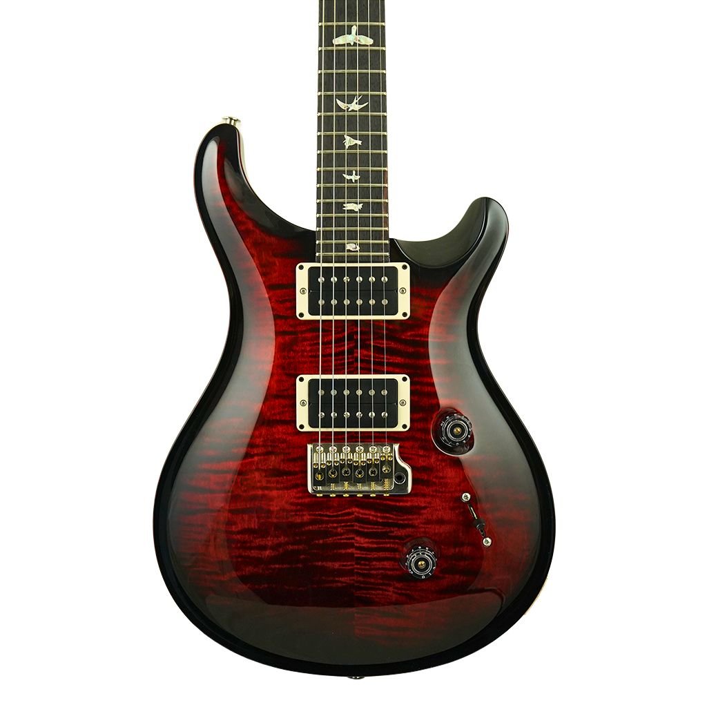 PRS Custom 24 - Fire Smokeburst - Pattern Thin Neck Electric Guitars Sky Music