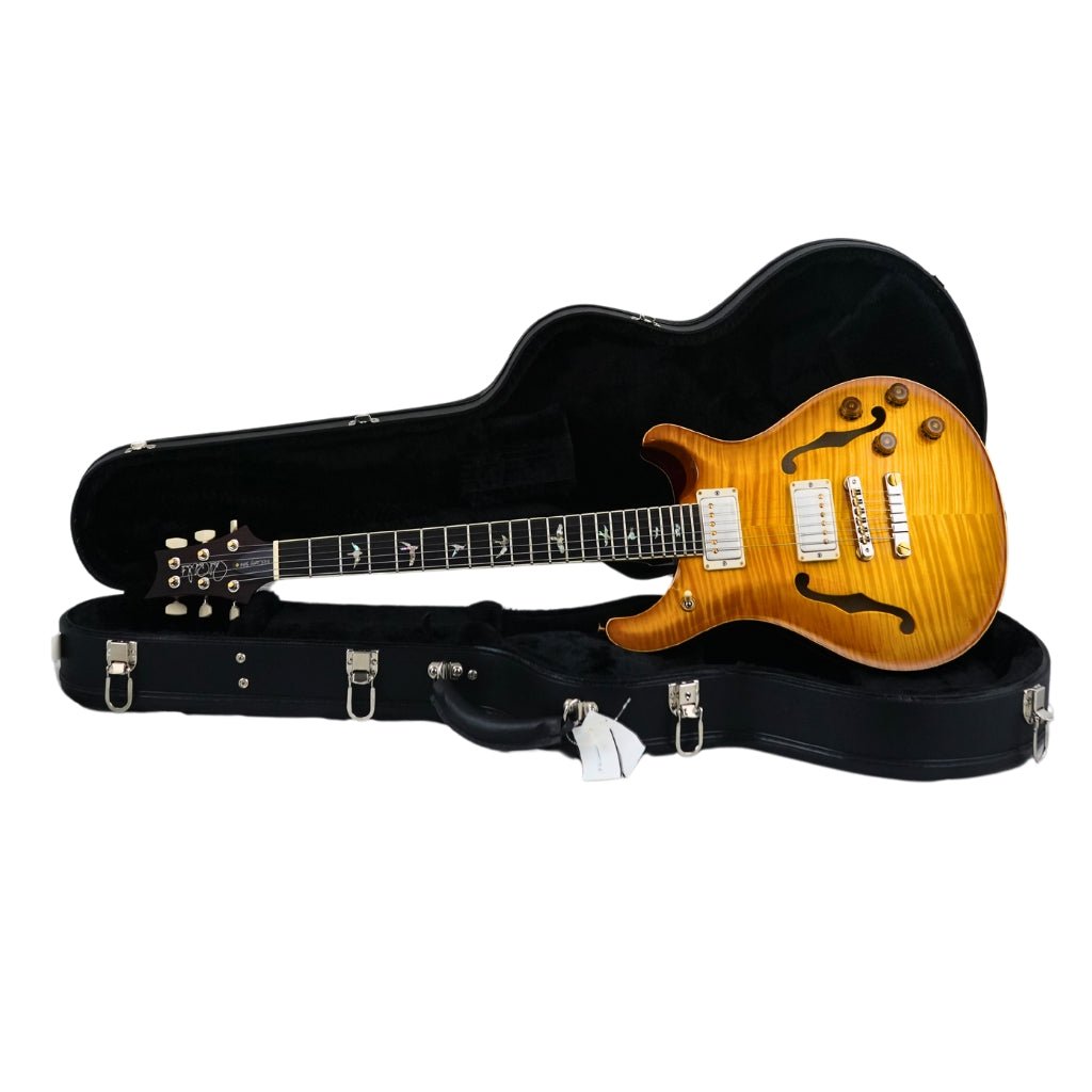 PRS McCarty 594 Hollow Body II - McCarty Sunburst - 10 Top & Back Electric Guitars Sky Music
