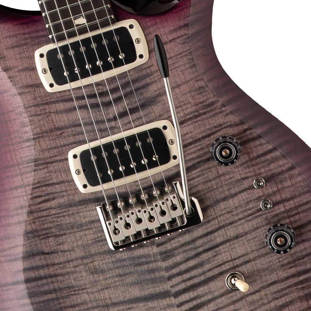 PRS S2 Custom 24/08 - Faded Grey Black Purple Burst Electric Guitars Sky Music