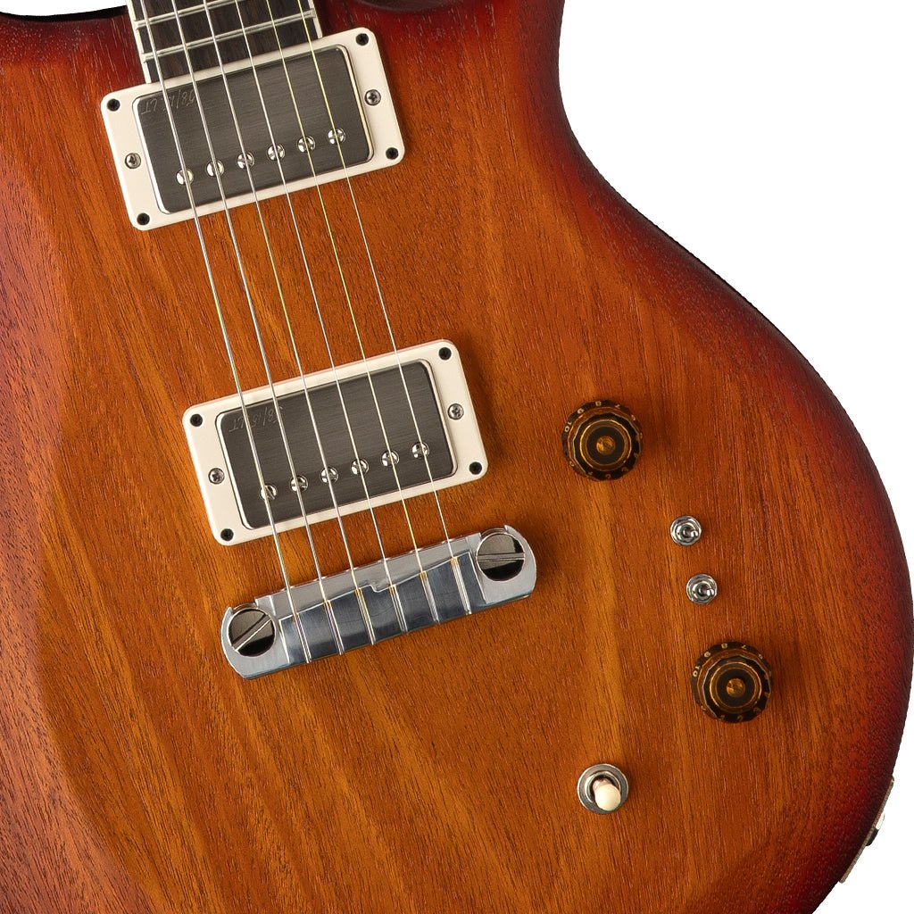 PRS S2 Mira 594 Satin Electric Guitar - Dark Cherry Sunburst Electric Guitars Sky Music
