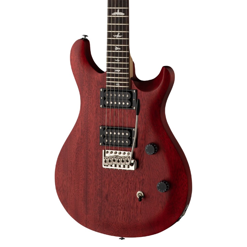 PRS SE CE 24 Standard Satin - Vintage Cherry Electric Guitars Sky Music
