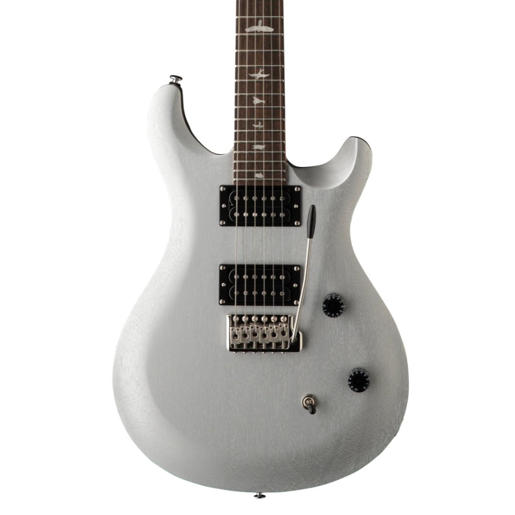 PRS SE CE24 Standard Satin Electric Guitar - Metallic Silver Electric Guitars Sky Music