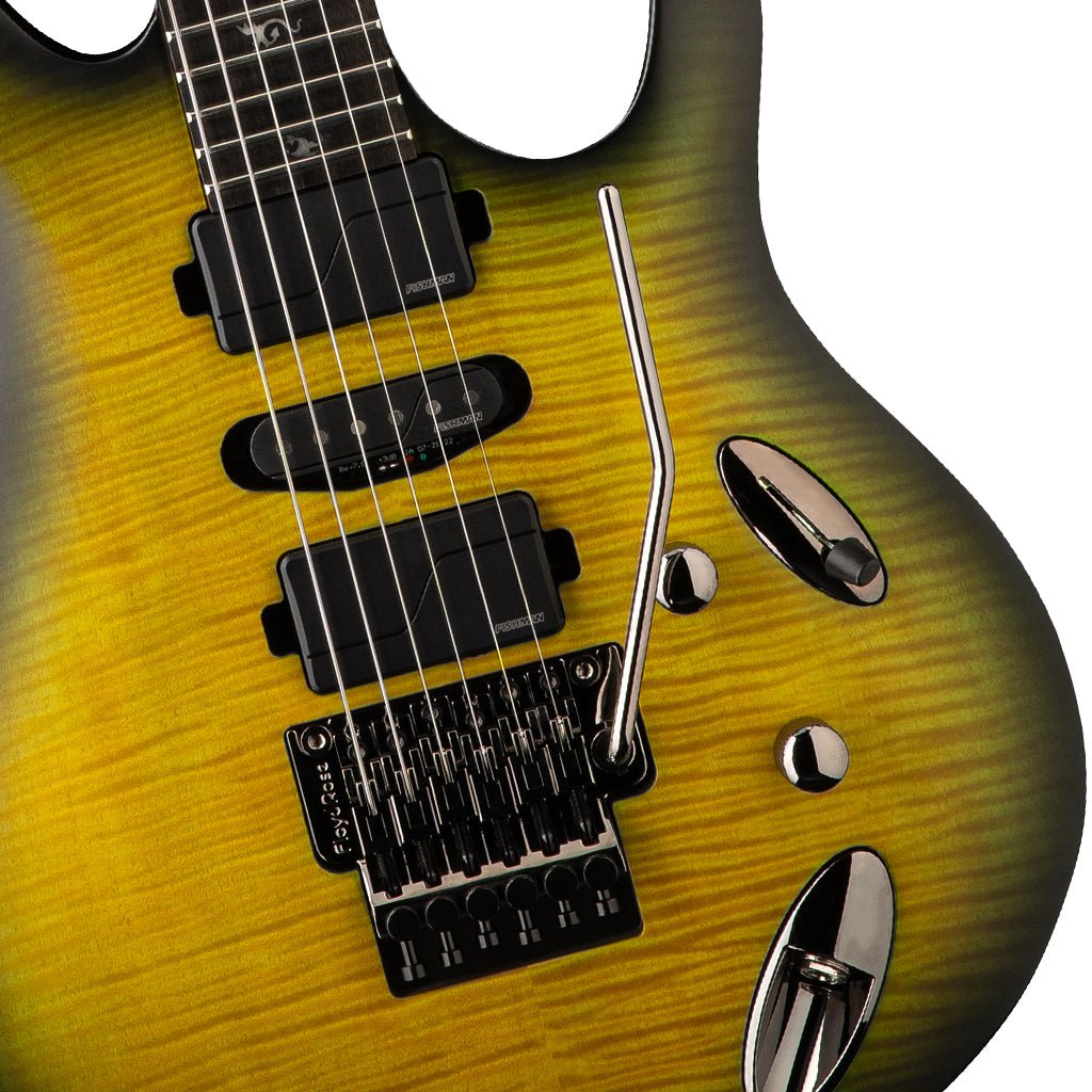 PRS SE Chleo Herman Li Signature Dragon Inlays - Charcoal Mantis Burst Electric Guitars Sky Music