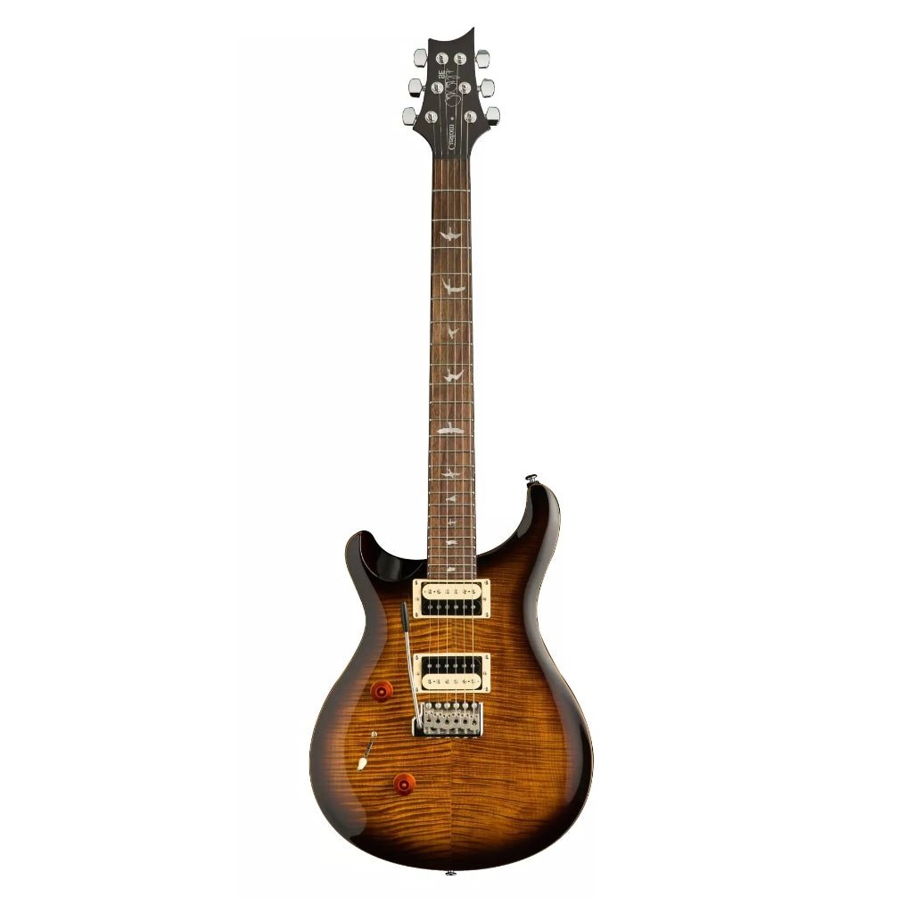PRS SE Custom 24 Left-Handed Electric Guitar - Black Gold Sunburst Electric Guitars Sky Music