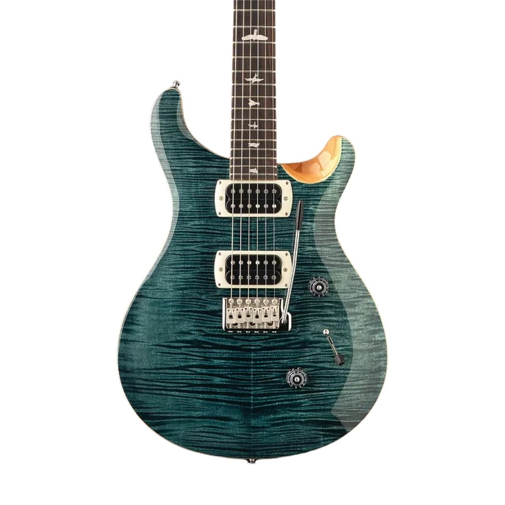 PRS SE Custom 24 Maple Top Electric Guitar - Slate Blue Electric Guitars Sky Music