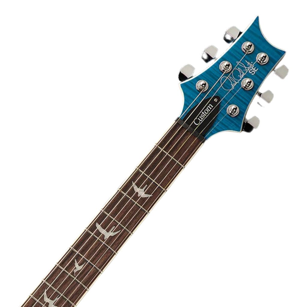 PRS SE Custom 24 Semi Hollow Piezo - Lake Blue Electric Guitars Sky Music