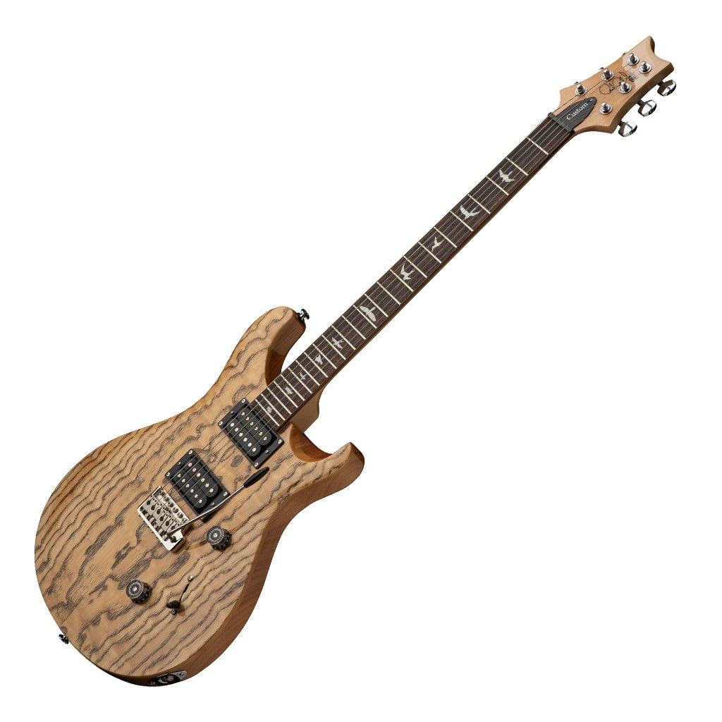 PRS SE Exotic Veneer Limited Edition Custom 24 Swamp Ash Burl - Natural Electric Guitars Sky Music