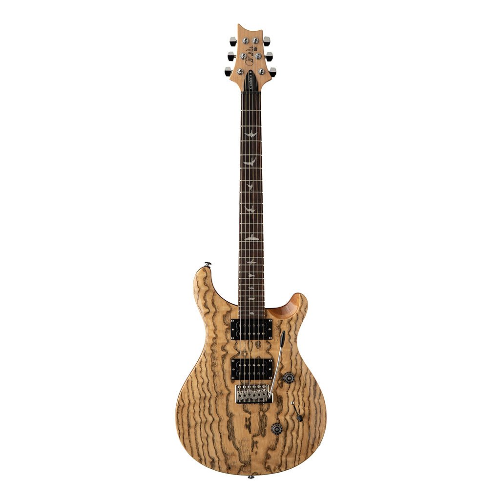 PRS SE Exotic Veneer Limited Edition Custom 24 Swamp Ash Burl - Natural Electric Guitars Sky Music