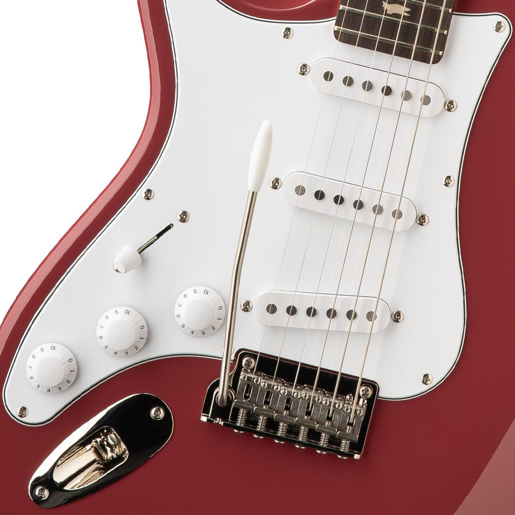 PRS SE Silver Sky Rosewood Fretboard Left Handed - Derby Red Electric Guitars Sky Music