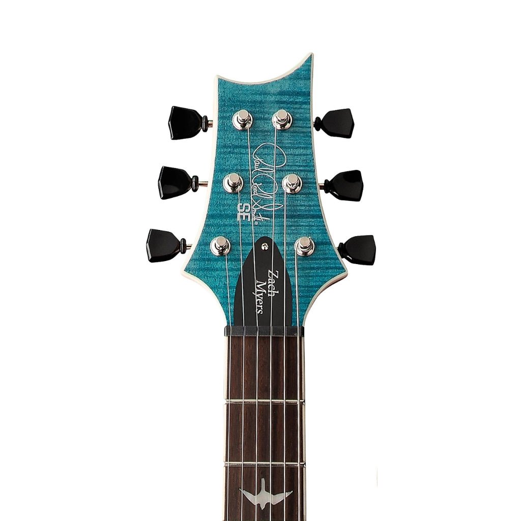 PRS SE Zach Myers 594 Semi-Hollow Left Handed Electric Guitar - Myers Blue Electric Guitars Sky Music