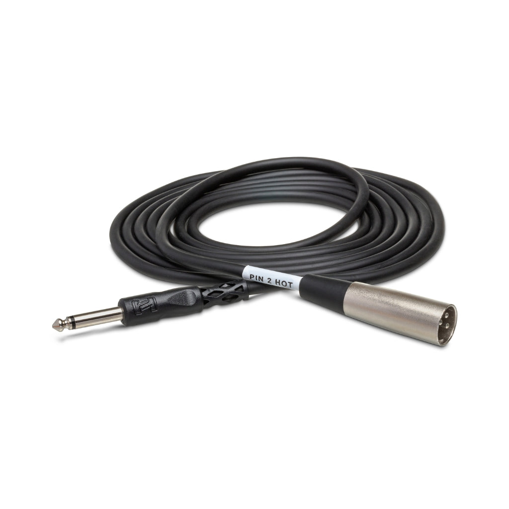 Hosa Technology - 1/4 in TS to XLR3M - Unbalanced Interconnect Cable 15ft