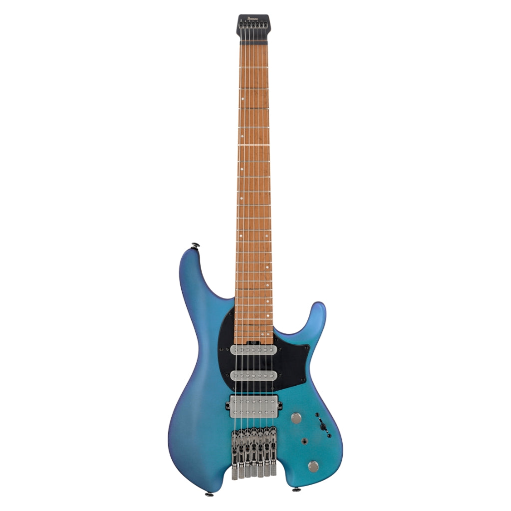Ibanez - Q547 7-String Electric Guitar With Bag - Blue Chameleon Metallic Matte