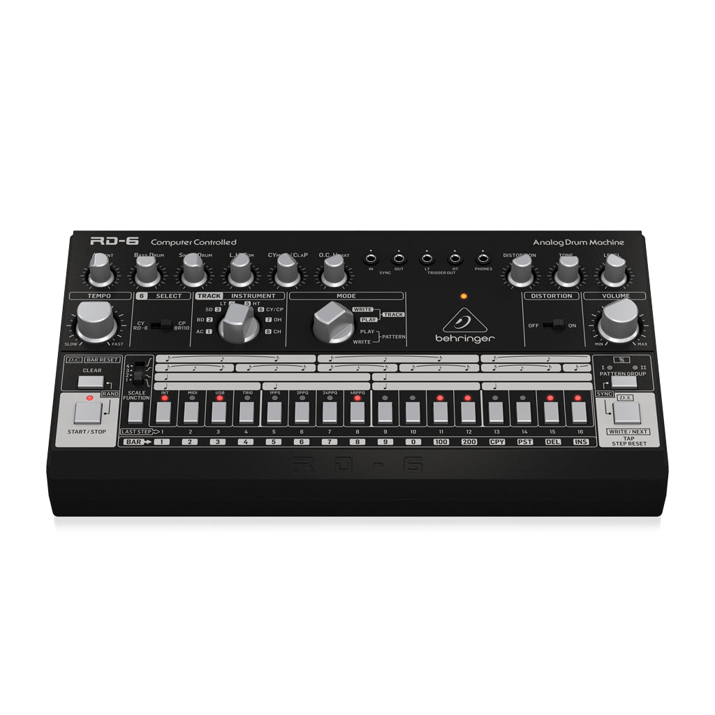 Behringer - RD6 BK - Analog Drum Machine