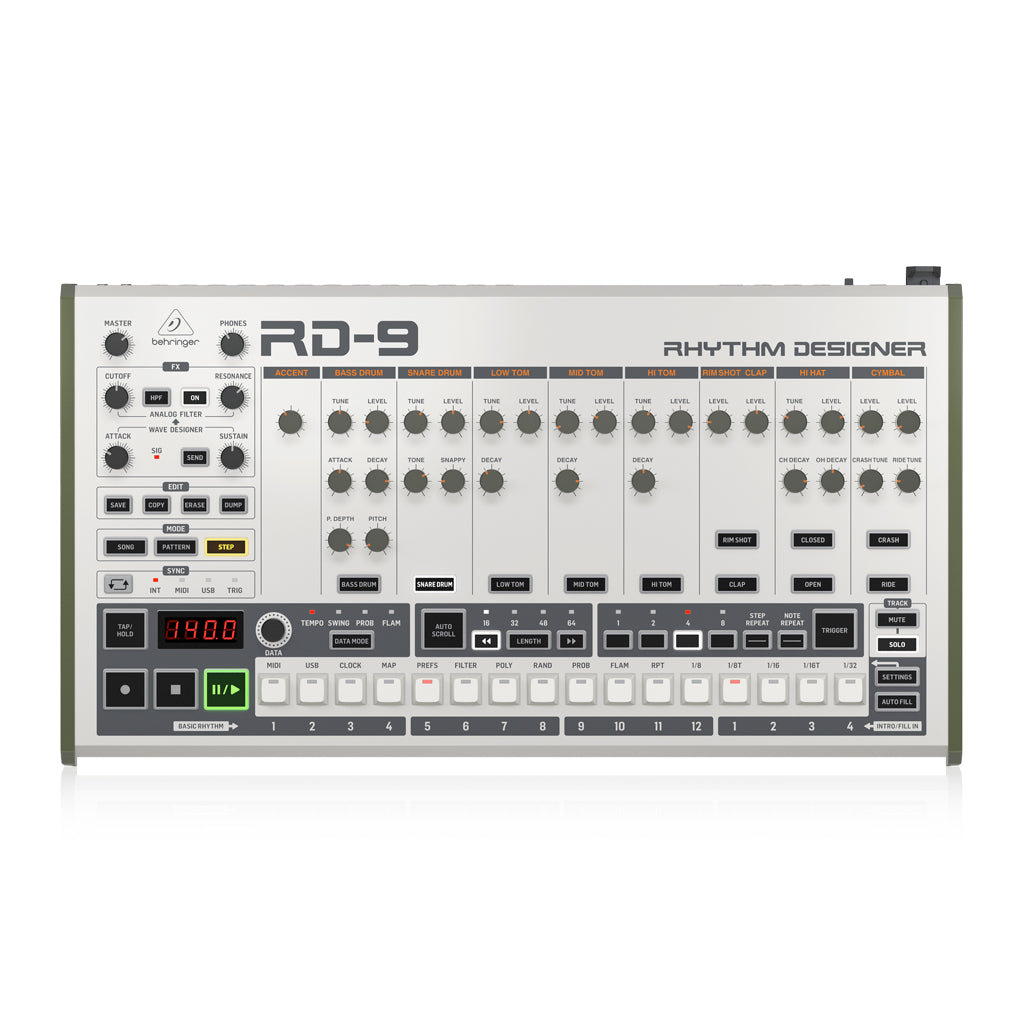 Behringer - RD9 - Analog Drum Machine