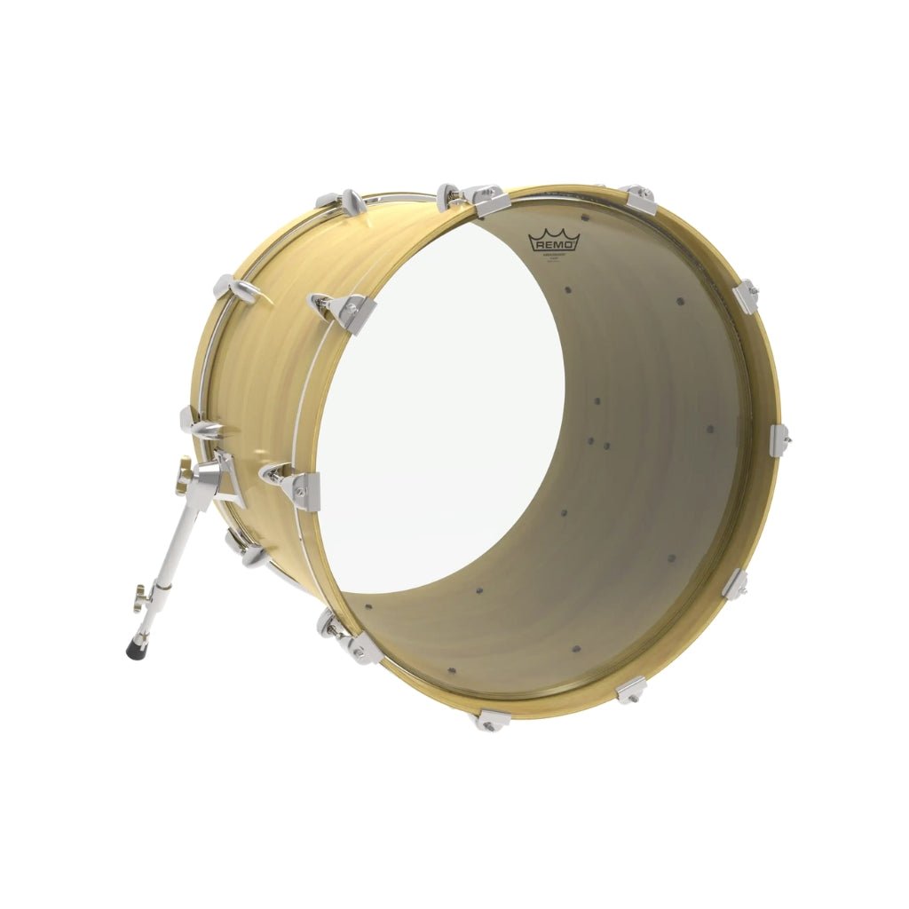 Remo 18" Ambassador Clear Bass Drum Drum Heads Sky Music