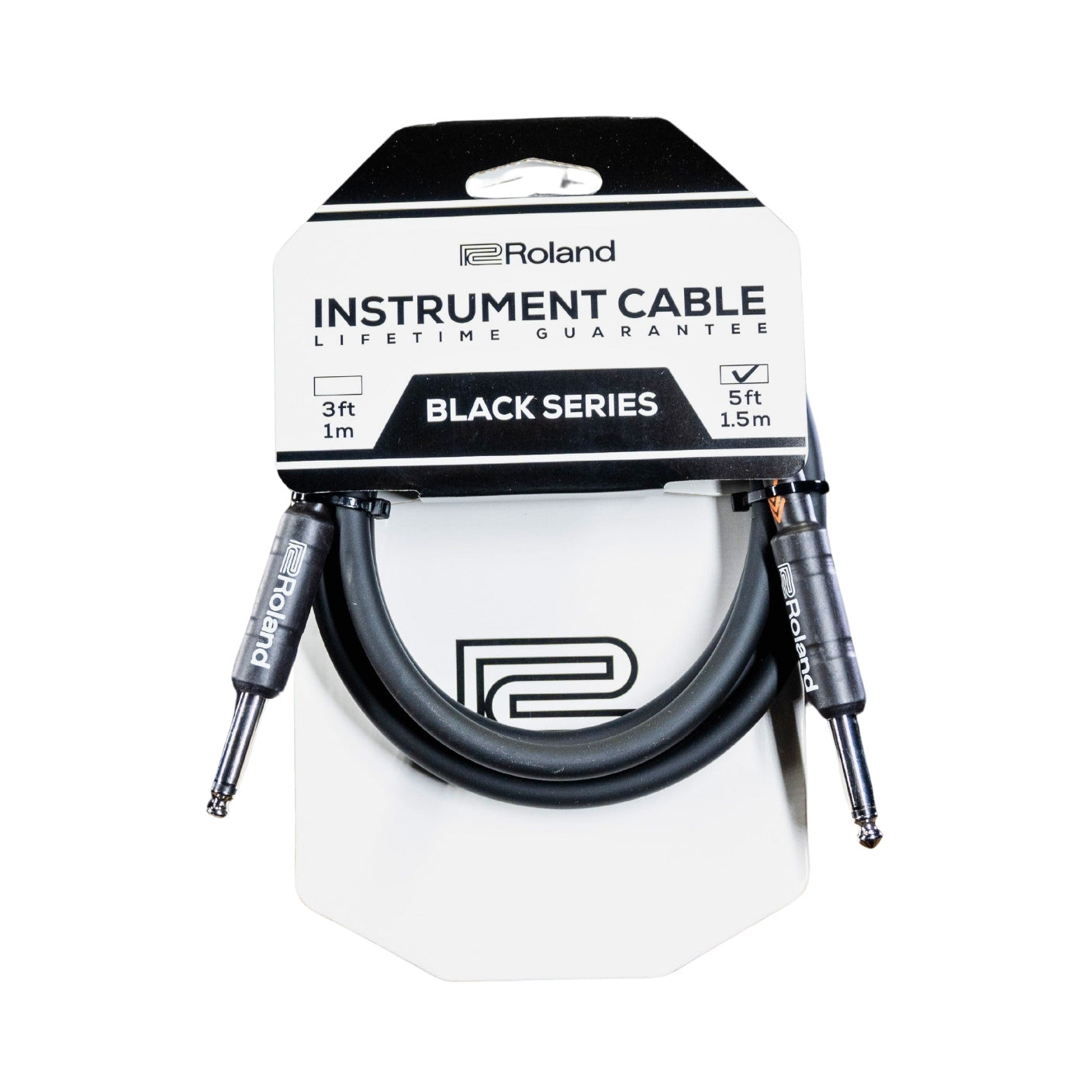 Roland - RIC-B5 Black Series - Instrument Cable 5ft SS