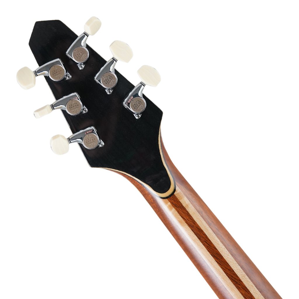 Rick Turner 2016 Model 1 C-LB Deluxe Featherweight with Myrtle Wood Top and Western Red Cedar Body - Rare! Electric Guitars Sky Music