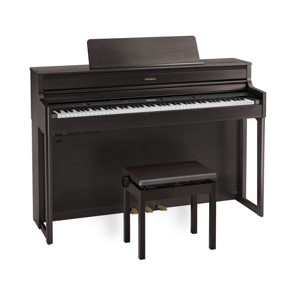 Roland HP704 Digital Upright Piano - Dark Rosewood Digital Pianos Sky Music