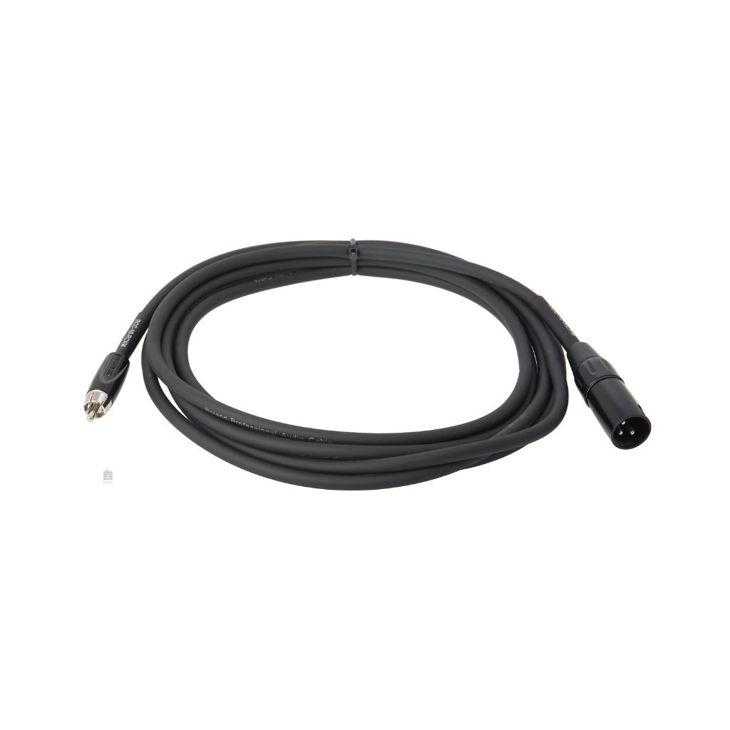 Roland RCC-10-RCXM XLR male to RCA Black Series Interconnect Cable 10ft Cables Sky Music
