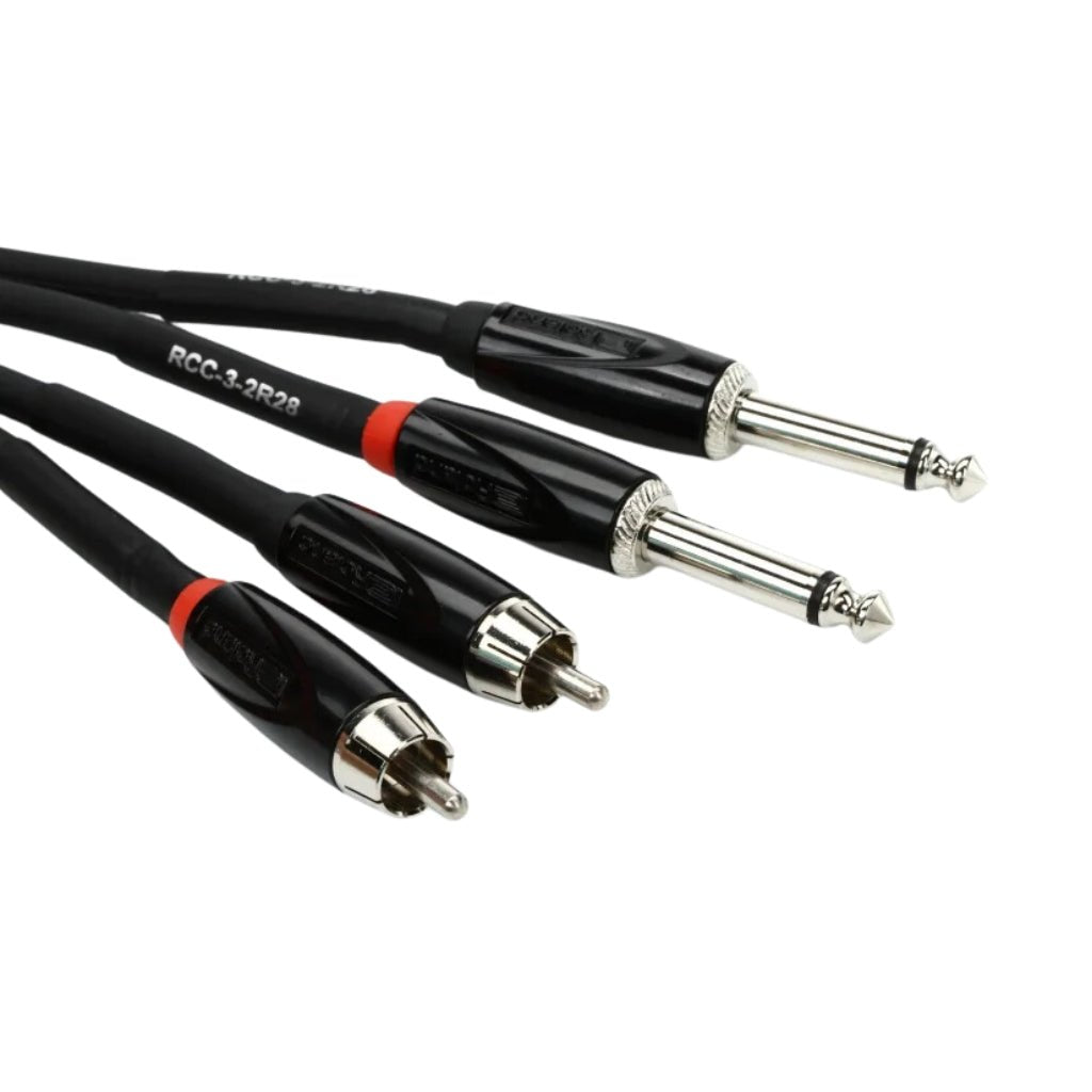 Roland RCC-3-2R28 Black Series Interconnect Cable 5ft Cables Sky Music