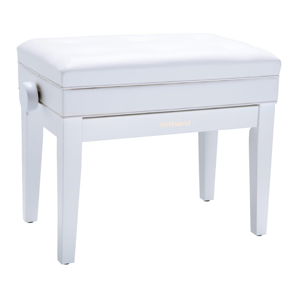 Roland RPB400 Adjustable Piano Bench - White Piano & Keyboard Benches Sky Music