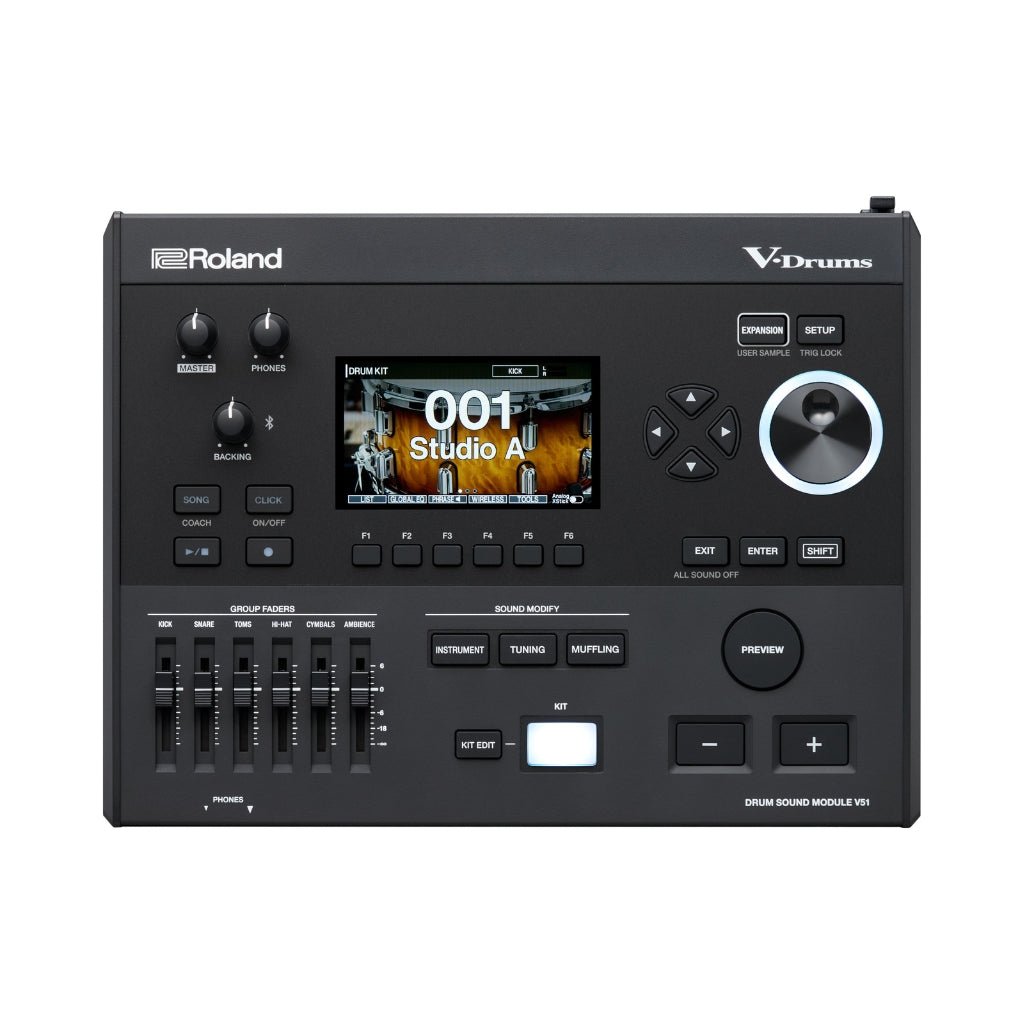 Roland V-Drums V51 Drum Sound Module Electronic Drum Kits Sky Music