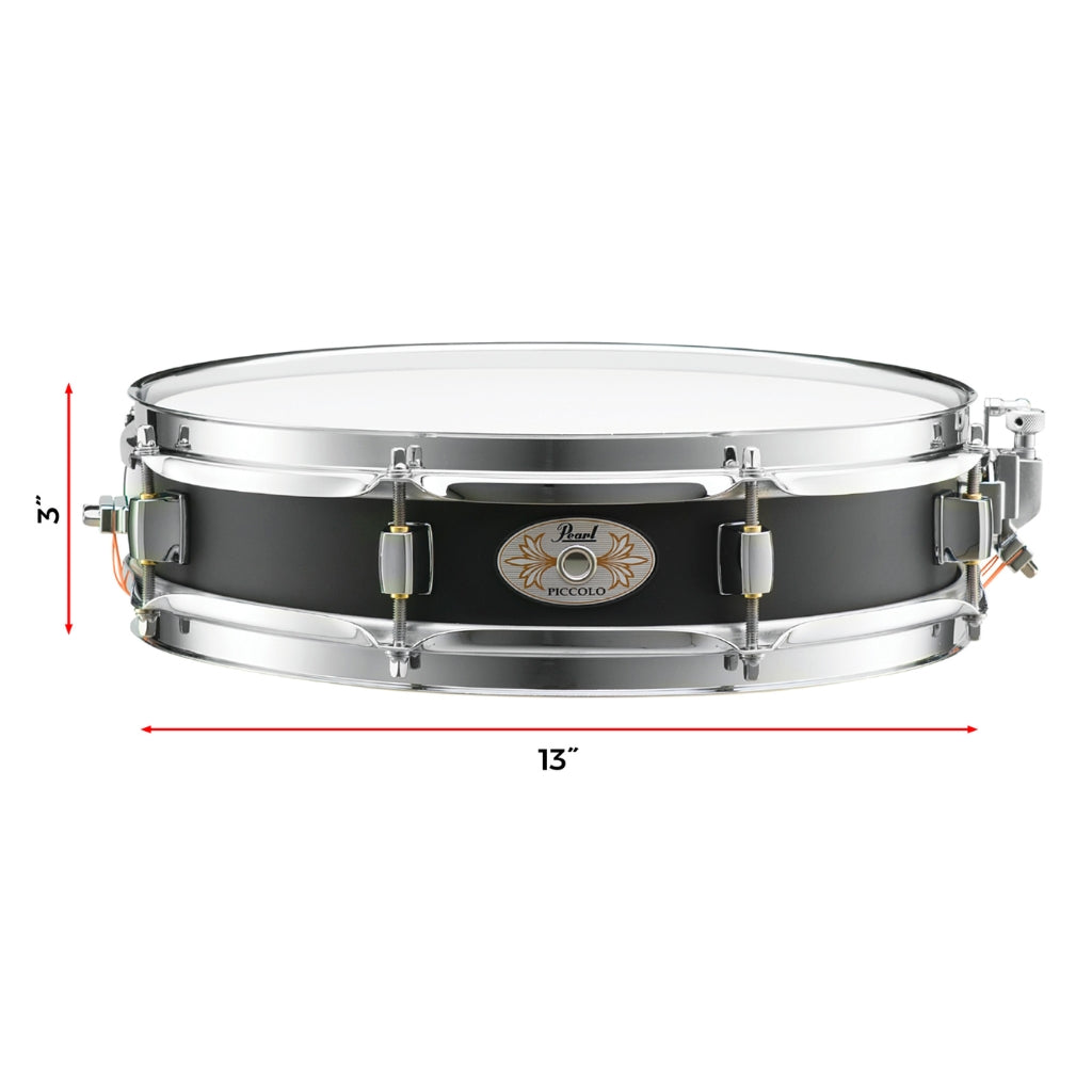 Pearl - 13"x3" - Steel Effect Piccolo Snare