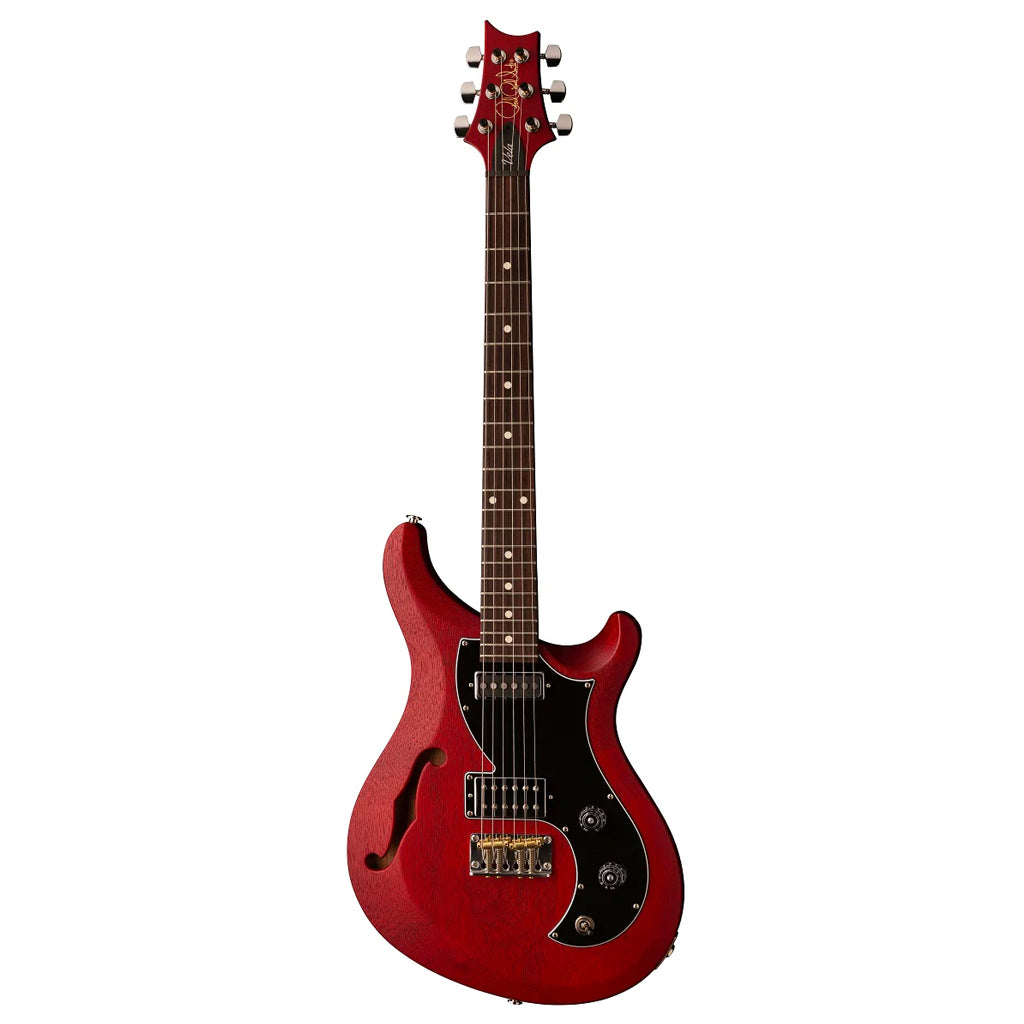 PRS S2 Vela Semi Hollow Satin Vintage Cherry Dot Inlays