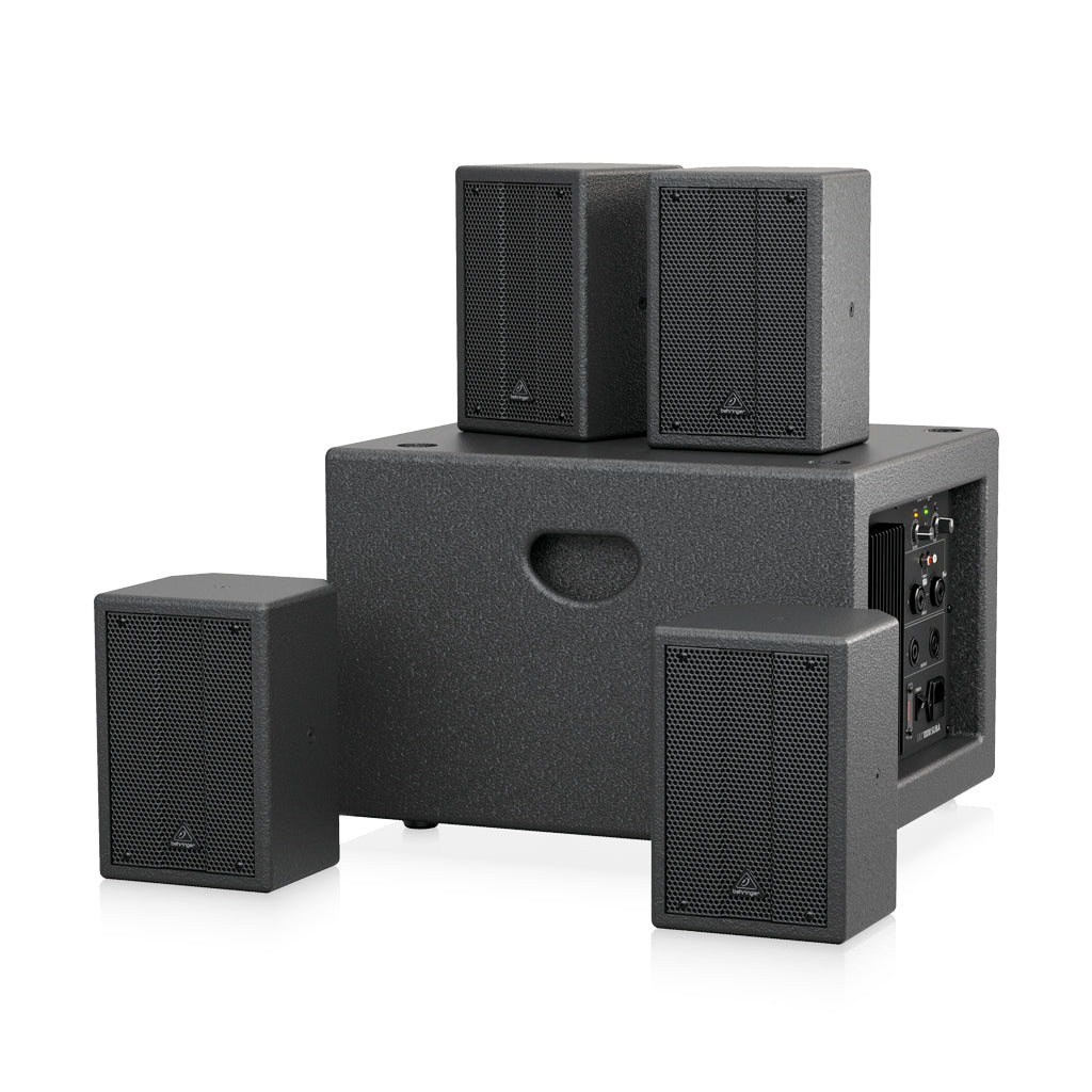 Behringer - SAT 1004 PA Bundle - 8" Sub W/ 4 X 4" Speaker