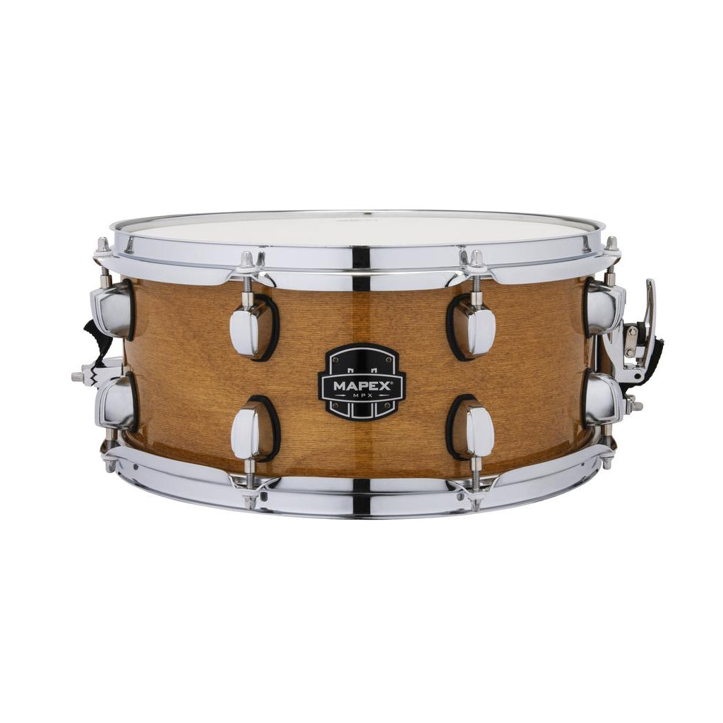 Mapex - MPX 13"x6" Maple/Poplar Snare Drum - Amber Maple Burl