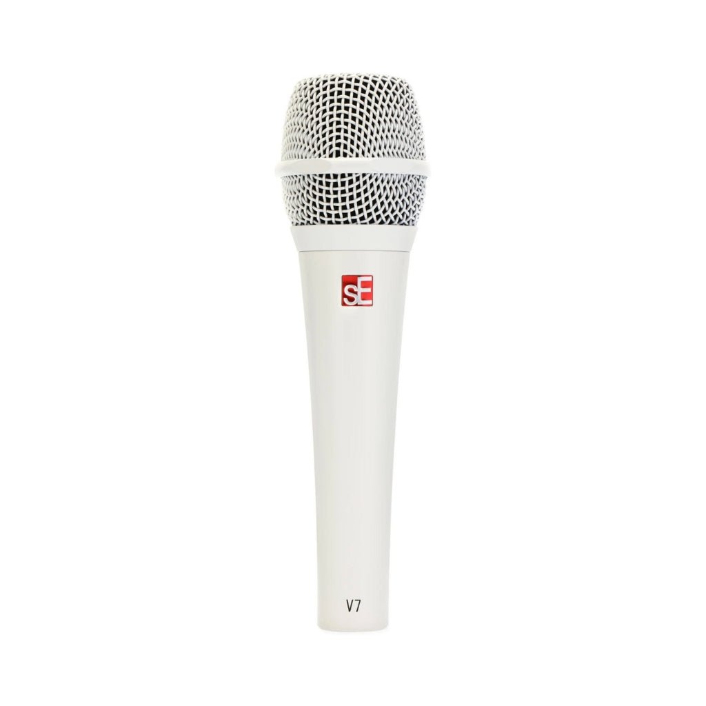 sE Electronics V7 Supercardioid Dynamic Handheld Vocal Microphone - White Microphones Sky Music