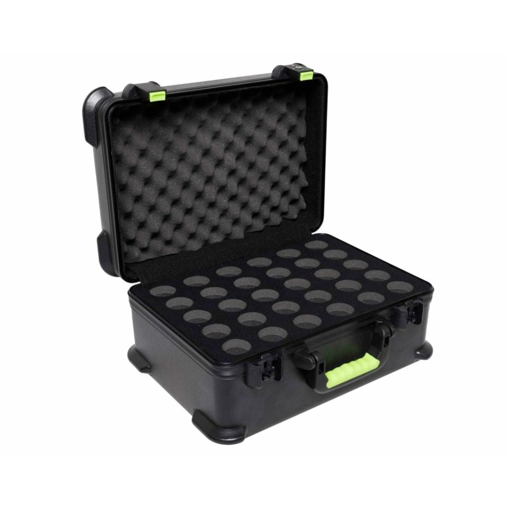 Gator - SH-MICCASE30 Molded Case w/ Drops for (30) Mics - TSA Latch