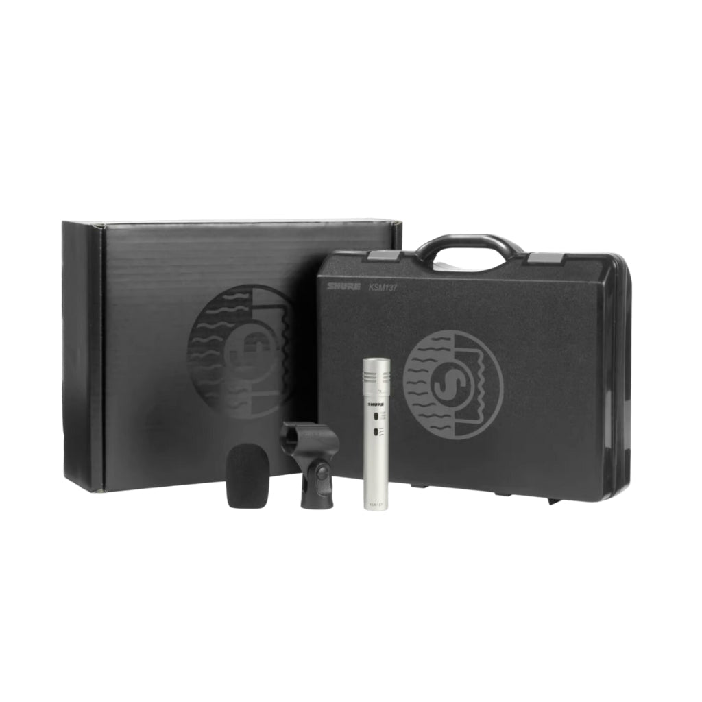 Shure KSM137SL Microphone Studio Condenser Cardioid in Champagne Microphones Sky Music
