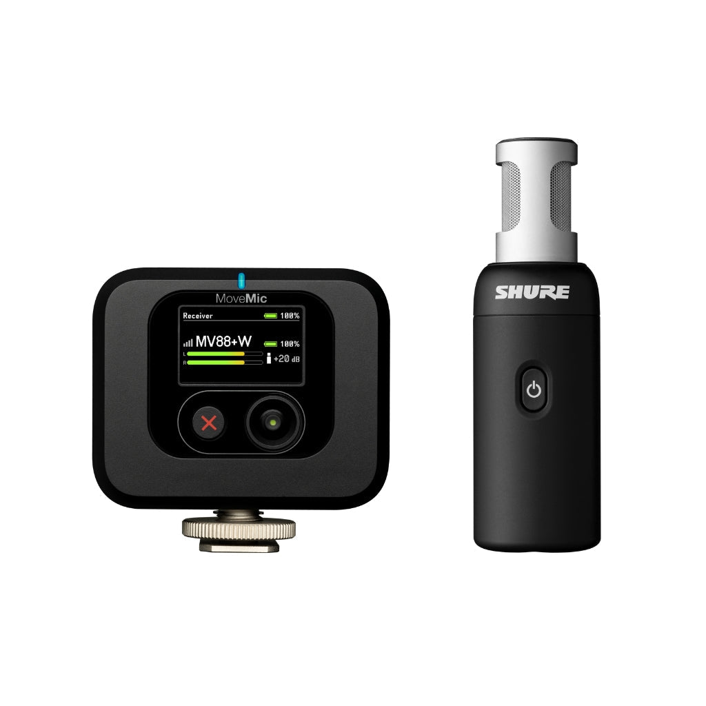 Shure MoveMic 88+ and Receiver Kit Microphones Sky Music