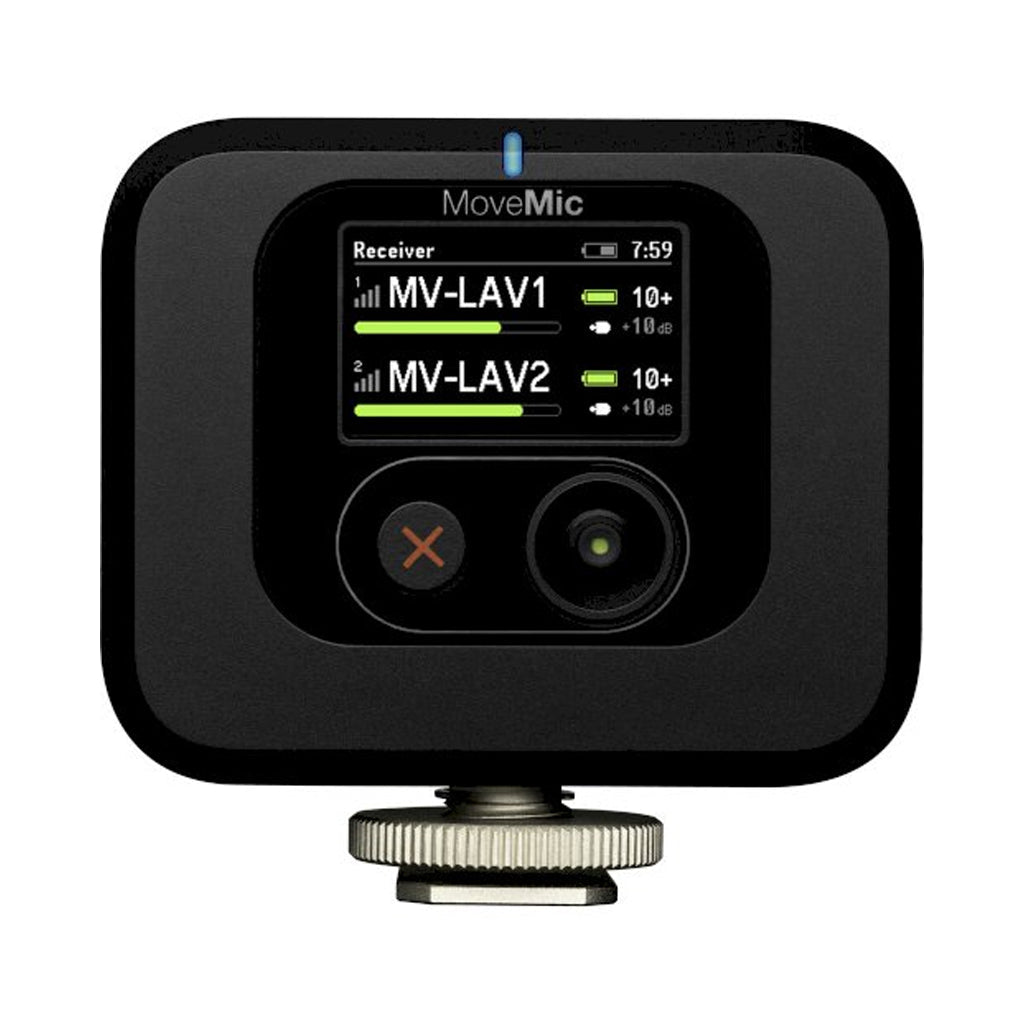 Shure MoveMic Receiver with USB-C Cable and 3.5mm Cable Microphones Sky Music