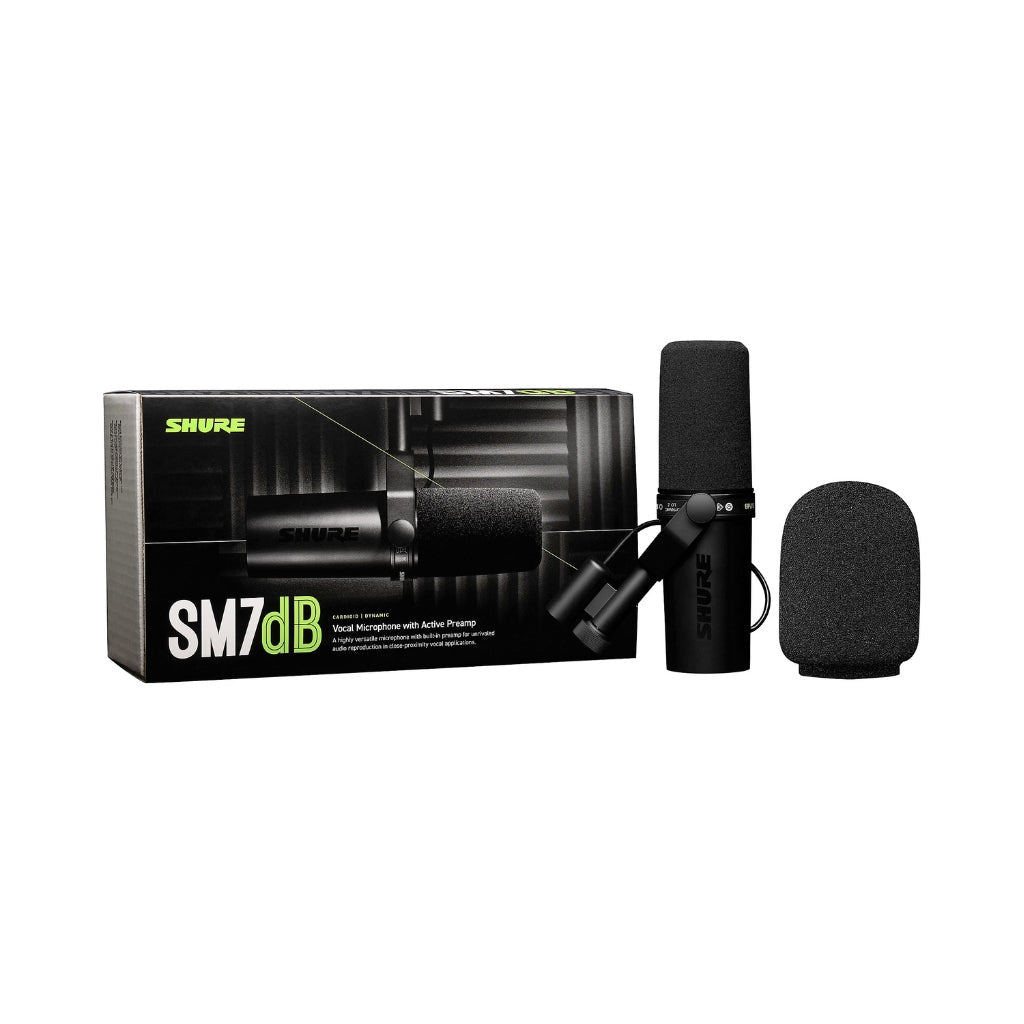 Shure SM7DB XLR Dynamic Vocal Microphone Microphones Sky Music