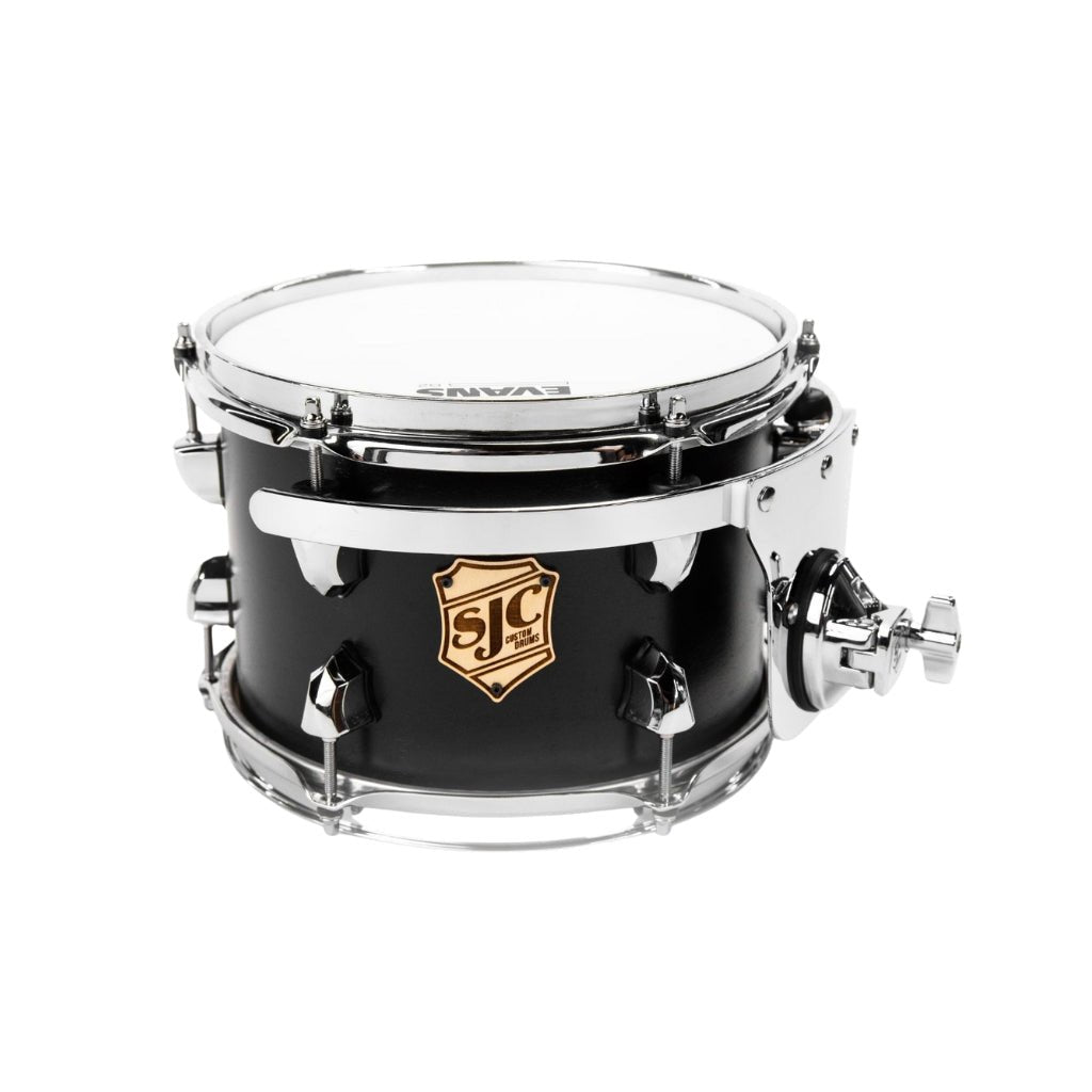 SJC Custom Drums Tour Series Maple 3-Piece Shell Pack 22-inch - Matte Black USA Made Acoustic Drums Sky Music