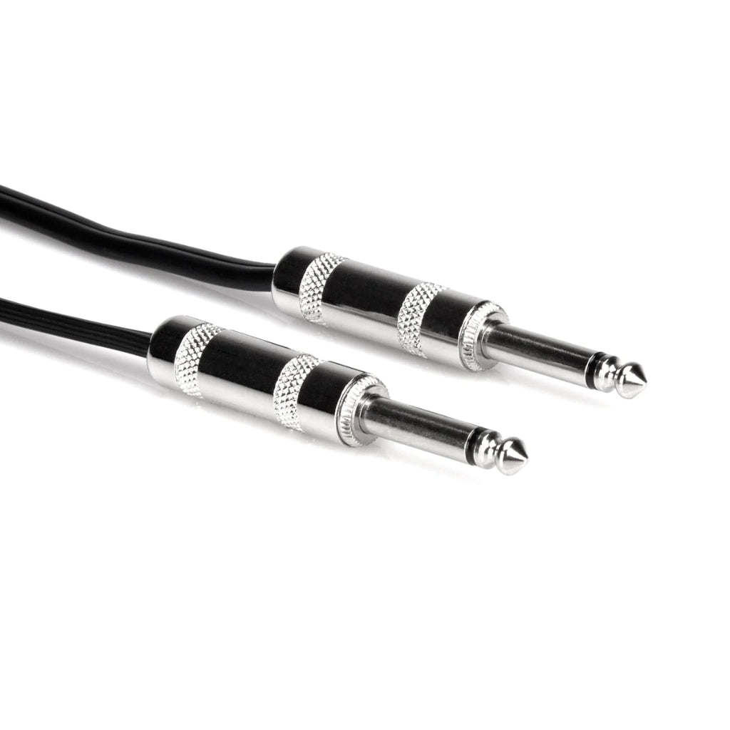 Hosa Technology - 1/4 in TS to Same - Black Zip Speaker Cable 5ft