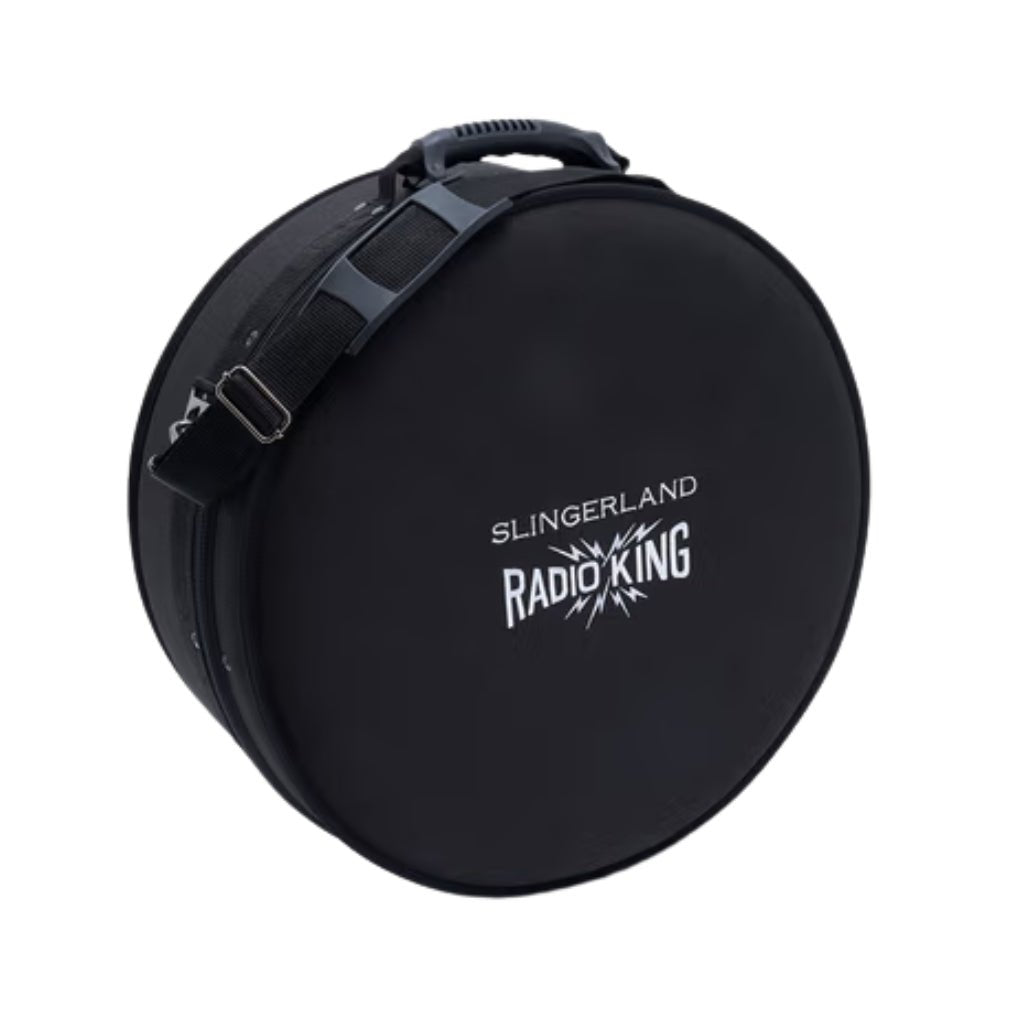 Slingerland Radio King Limited Edition Steam Bent 7" x 14" Snare Drum - White Marine Pearl Wrap Snare Drums Sky Music