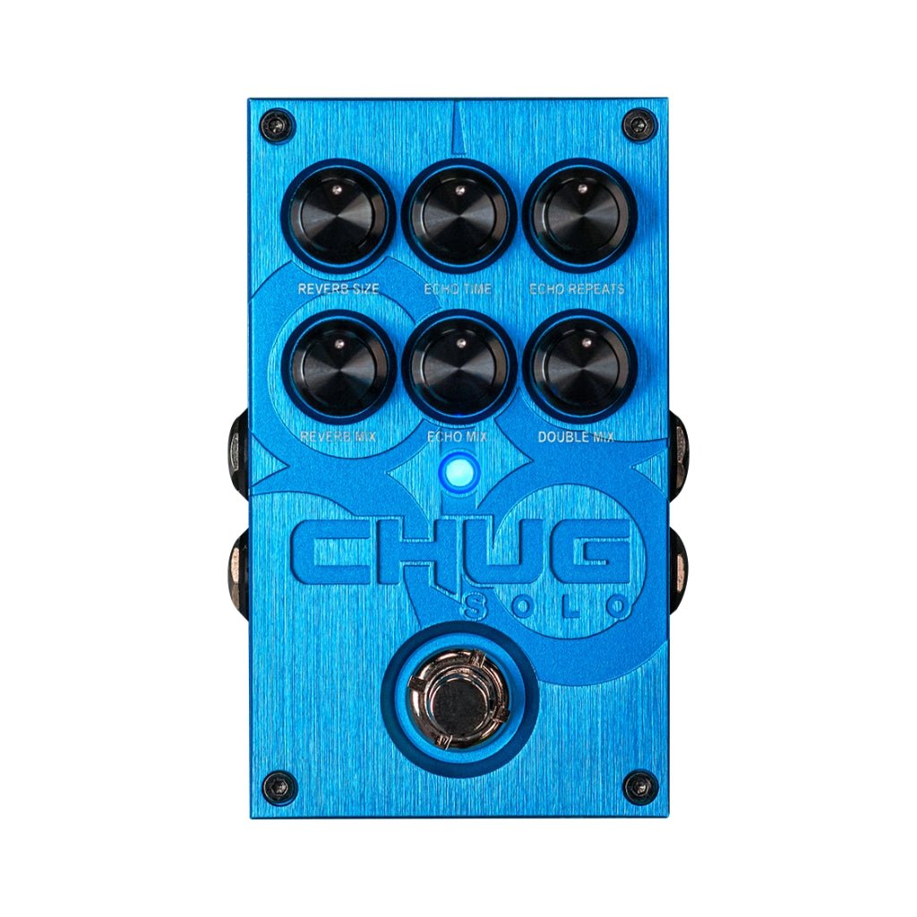Solar Chug Solo Pedal - Doubler Echo Reverb Effects Pedals Sky Music