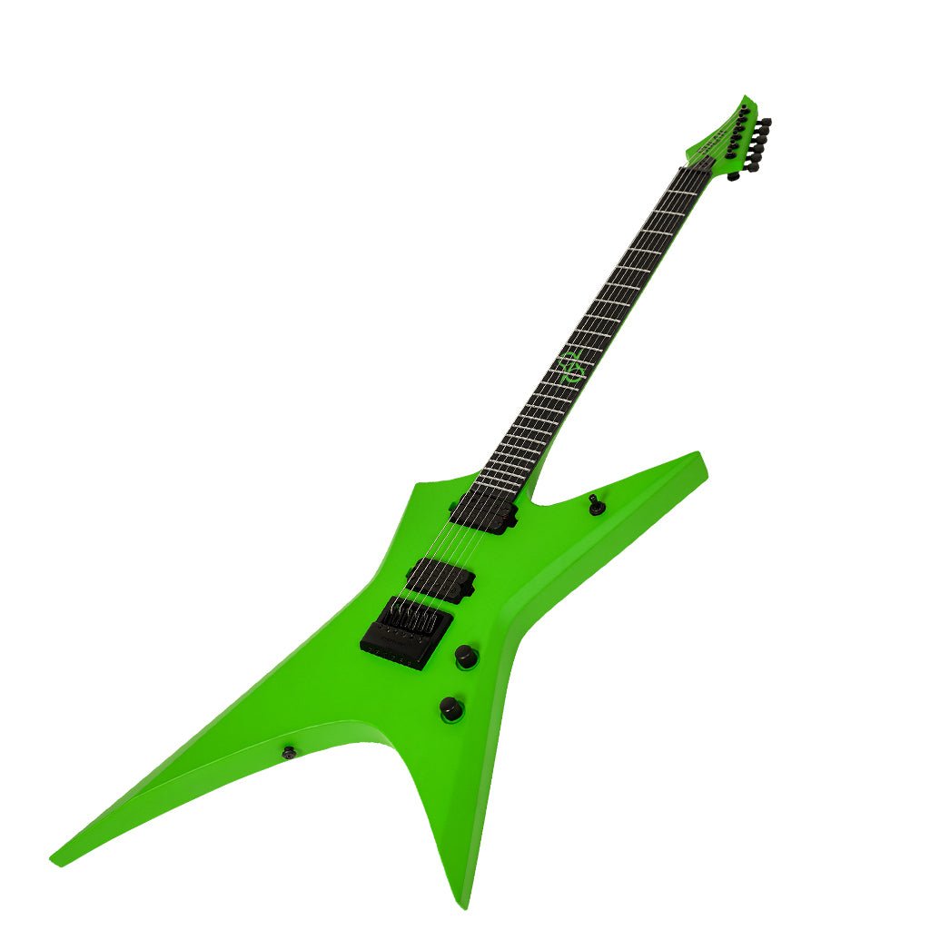 Solar X1.6GN Electric Guitar - Green Neon Matte Electric Guitars Sky Music