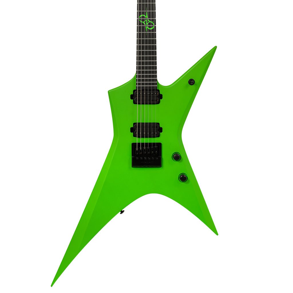 Solar X1.6GN Electric Guitar - Green Neon Matte Electric Guitars Sky Music