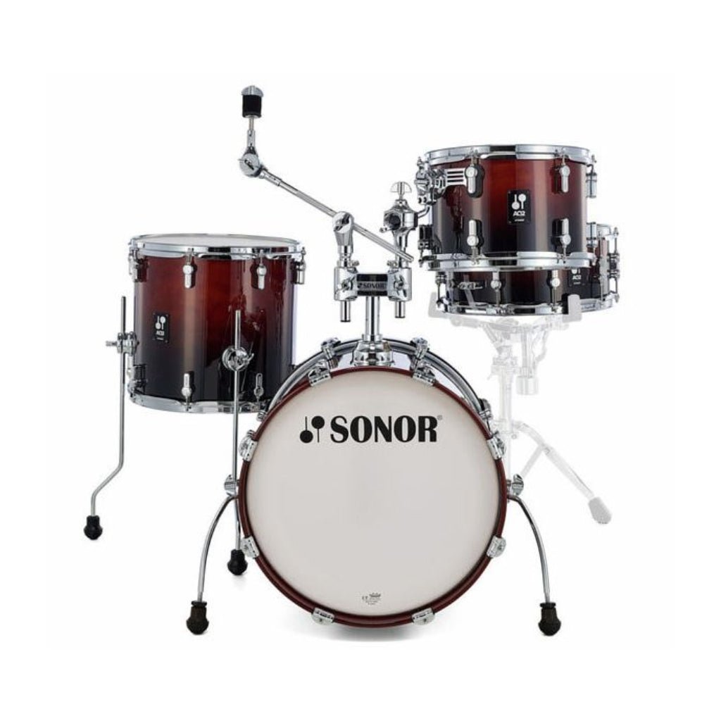 Sonor AQ2 Bop 4-piece Shell Pack with Snare - Brown Fade Acoustic Drums Sky Music
