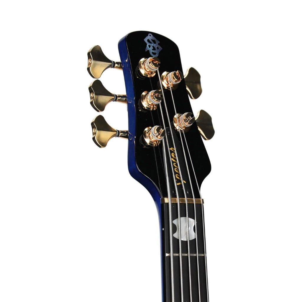 Spector Euro 5 LT Bass Guitar - Blue Fade Gloss Bass Guitars Sky Music