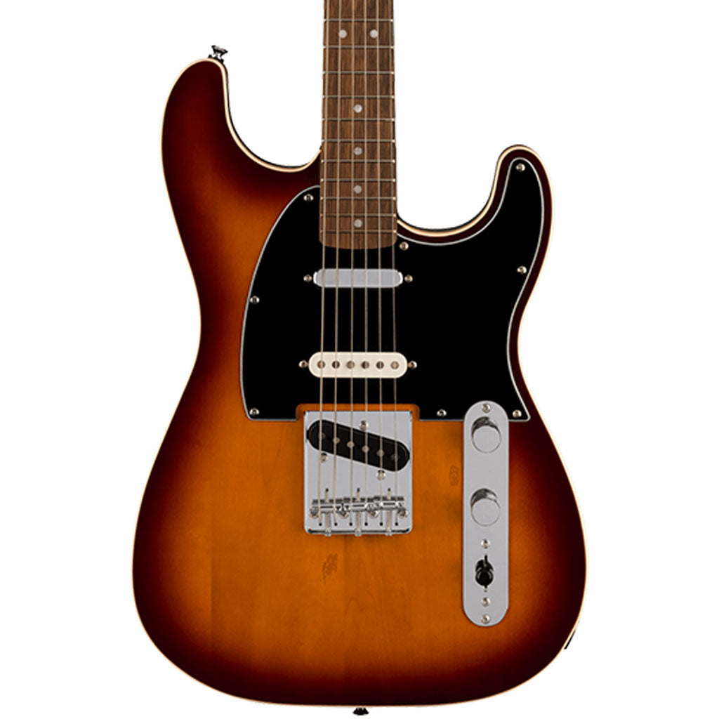 Squier Paranormal Custom Nashville Stratocaster®, Laurel Fingerboard, Black Pickguard, Chocolate 2-Color Sunburst