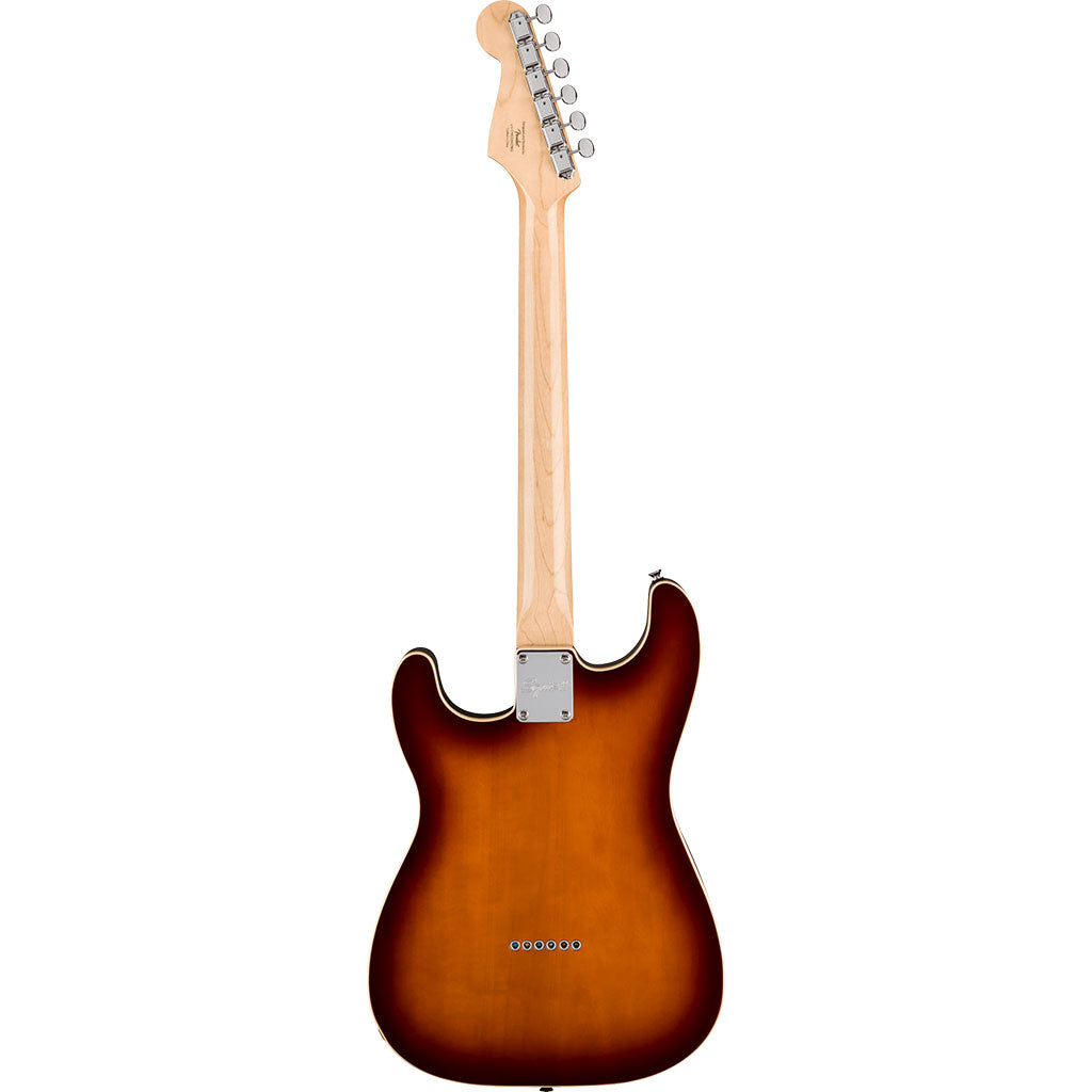Squier Paranormal Custom Nashville Stratocaster®, Laurel Fingerboard, Black Pickguard, Chocolate 2-Color Sunburst