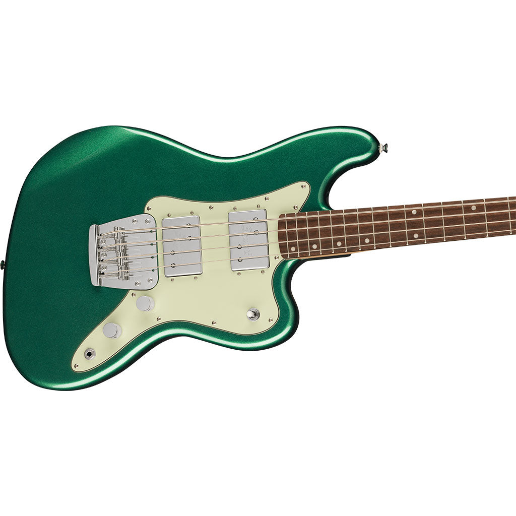 Squier Paranormal Rascal Bass HH, Laurel Fingerboard, Mint Pickguard, Sherwood Green